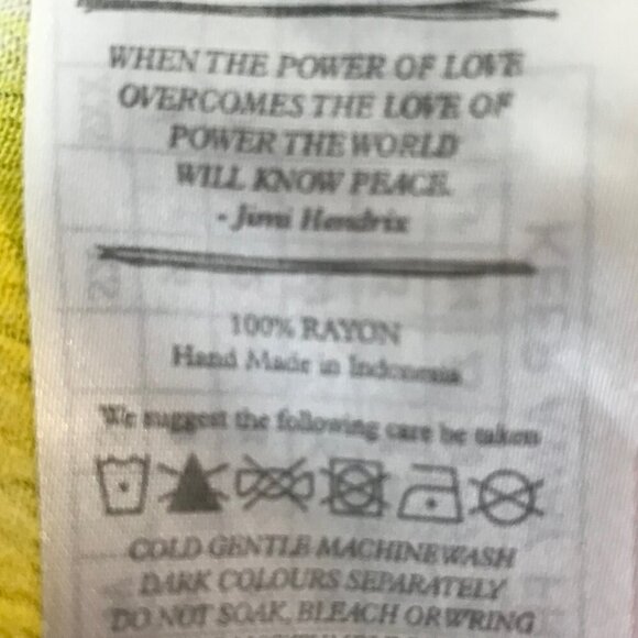 One Teaspoon Colourful Oversized 100% Rayon Sleeveless Top Size XXS - Picture 8 of 8